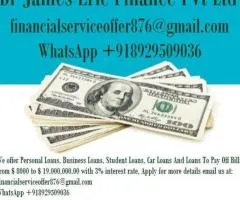 URGENT LOAN OFFER +918929509036
